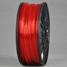 Filaments for 3D printers (translucent red)